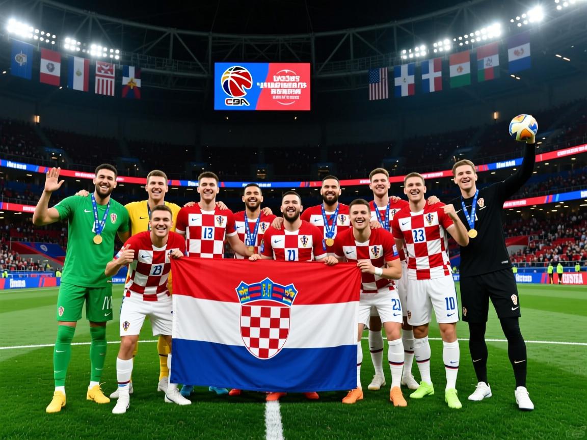 克罗地亚队带着胜利晋级欧锦赛,实力超群 第1张